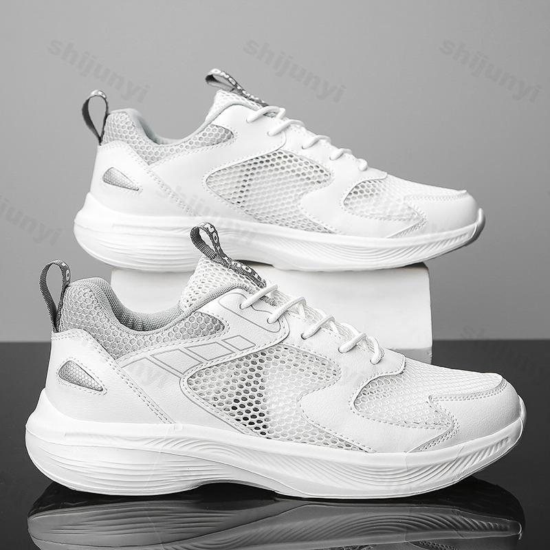 Fashion Men's Casual Sports Shoes 2025 Summer New Mesh Breathable Versatile Non Slip Shoes Comfortable Height Increasing Chunky sneakers