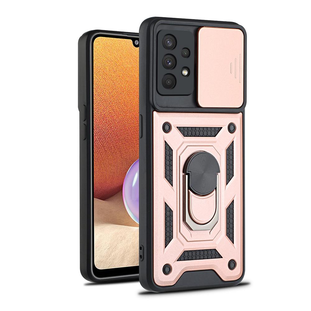 Чехол для защиты камеры Samsung Galaxy A32 A52 A22 A72 5G 4G A12 A82 A02S A42, автомобильный магнитный держатель, кольцо, бампер, чехол, Fundas