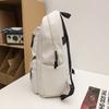 Men Large Capacity Backpack Middle School Student Schoolbag Lightweight Nylon Waterproof Travel Backpack
