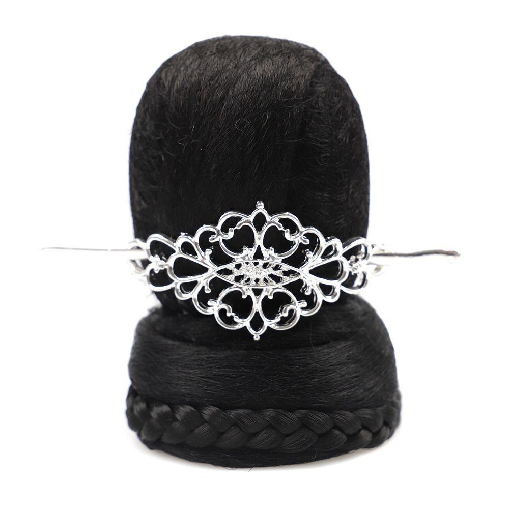 Антикварный головной убор Древний стиль Корона для волос Заколка для волос Ханфу Накладной пучок волос Династия Тан