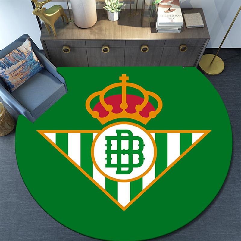 Real Betis Round Area Rug Under Office Chairs Bedroom Living Room Home Decor