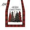 Dining Table Runner Christmas Runner, Xmas Tree Ball Reindeer Print Seasonal Accessories Tablecloth, Winter Holiday Party Decoration Coffee