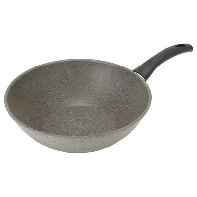 Ballarini Wok 28 см, изготовленный в вок-горшке IH, совместимый с Granitium, 5-слойное покрытие, японская жарка "Ferrara Italy" [Авторизованный продукт] 75002-895