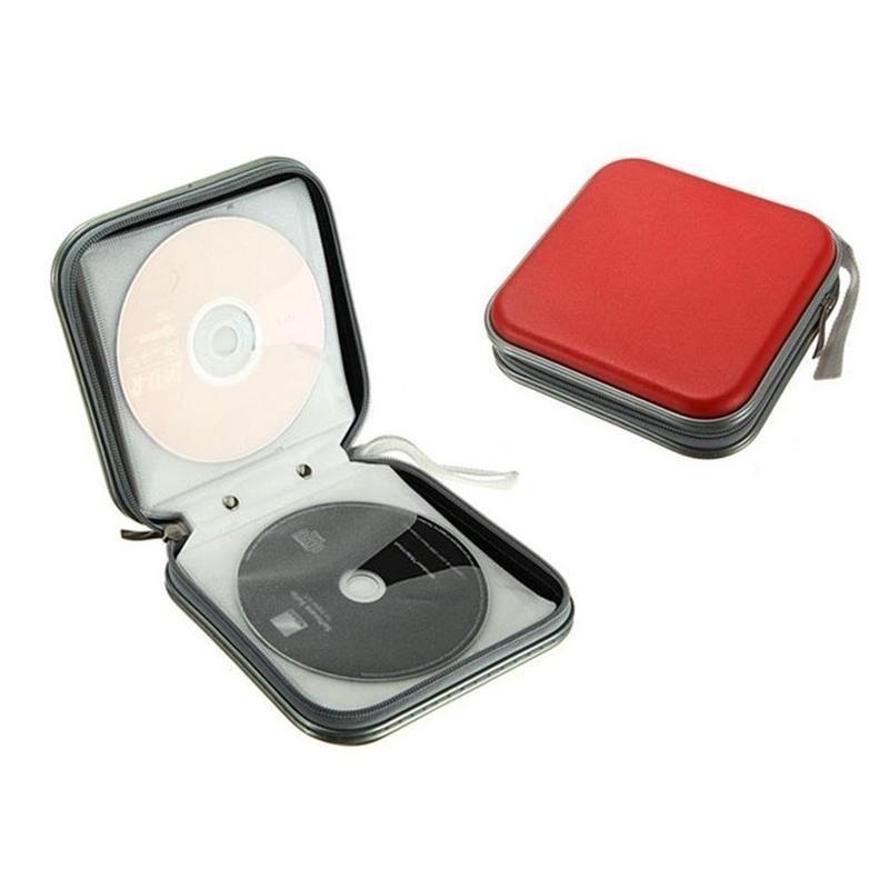 Портативный 40 шт., бумажник для дисков CD, DVD, VCD, органайзер для хранения DJ, чехол, держатель, сумка для альбома
