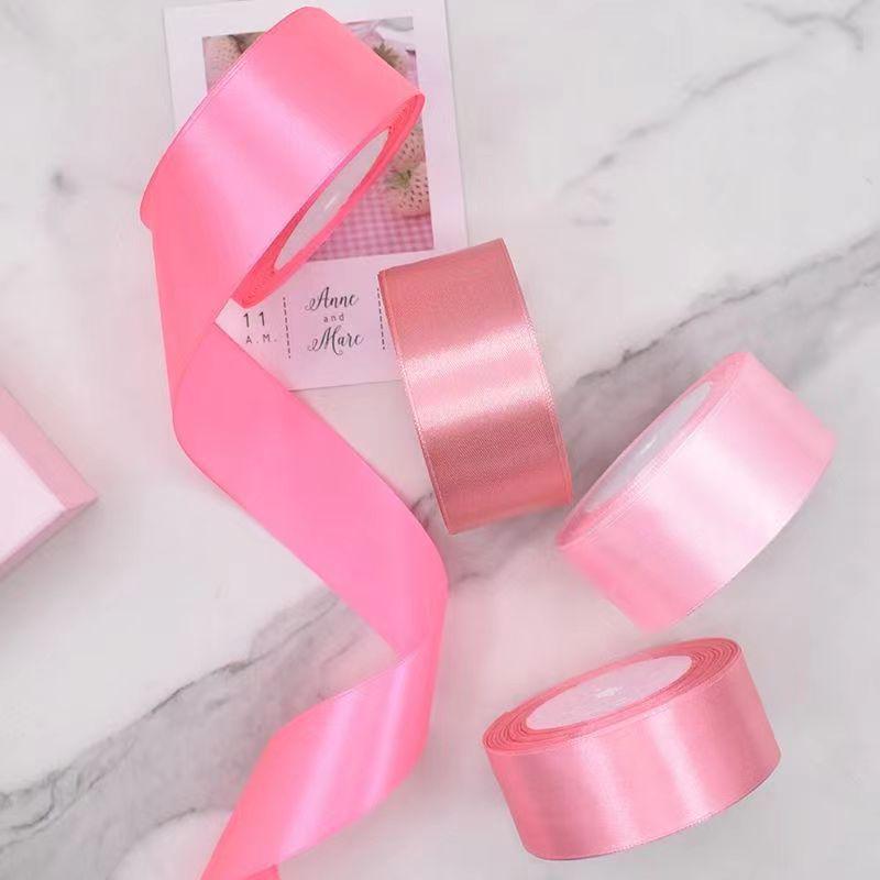 Рулон красной ленты 4 см для самодельных коробок для торта с розами и цветочных свадебных украшений