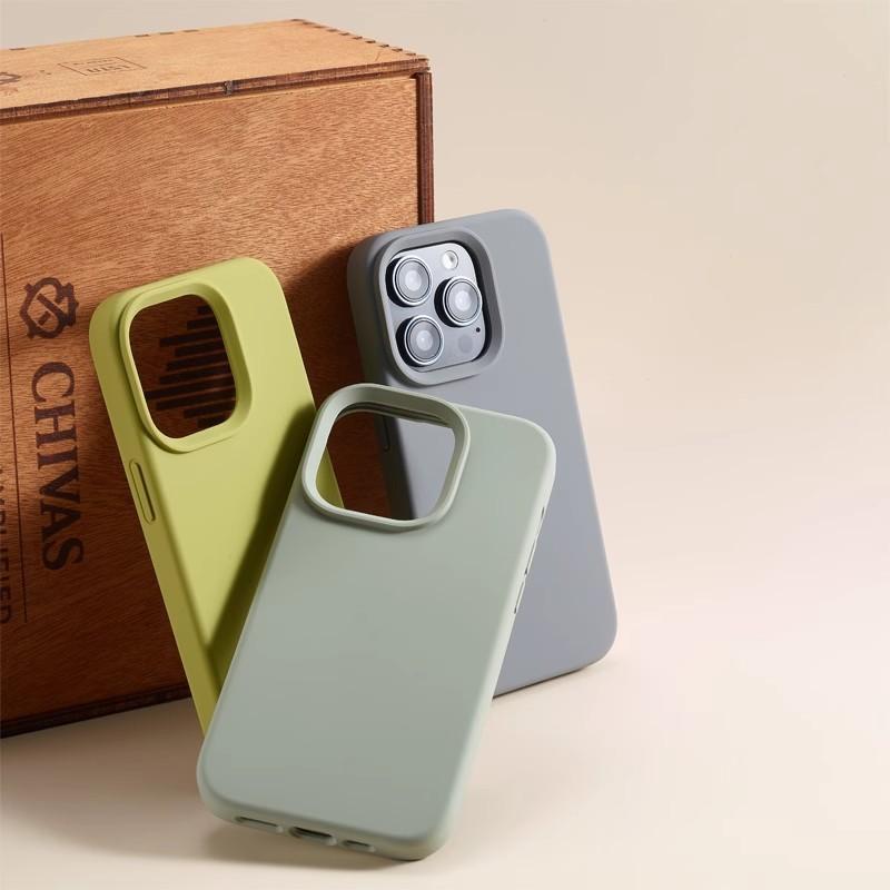 Роскошный оригинальный жидкий силикон для iPhone 16 чехол для объектива Apple 15 14 13 12 pro max мягкий ударопрочный чехол