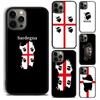 Чехол для телефона с флагом Сардинии для iPhone 17 Air 16 15 14 Plus apple 16 11 12 13 Pro Max coque