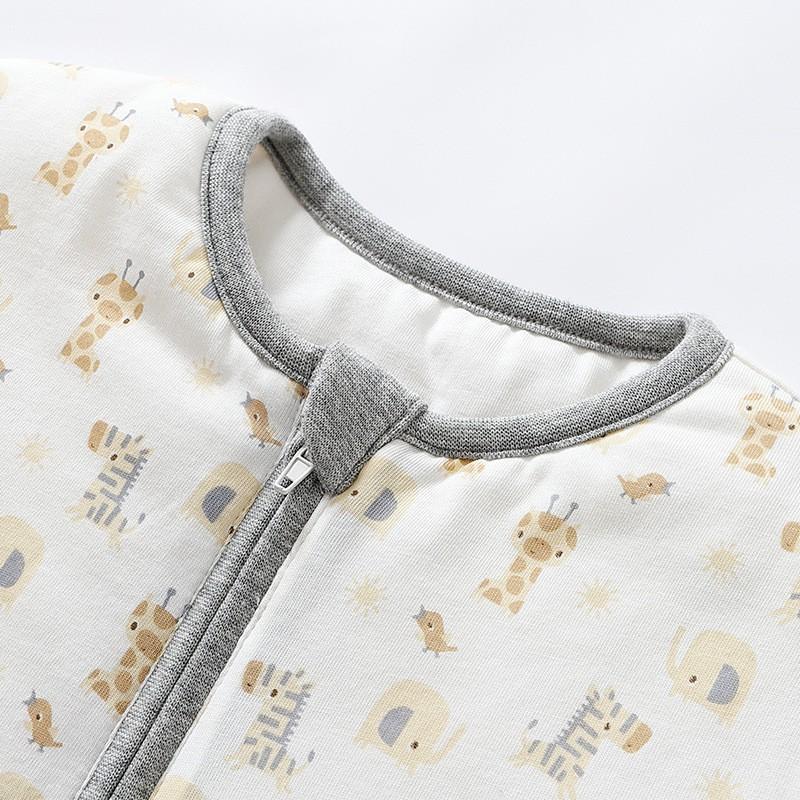 Cotton Sleeping Bag Toddlers 1-3 Years With Zipper Legged Design Warm Winter Sleepwear