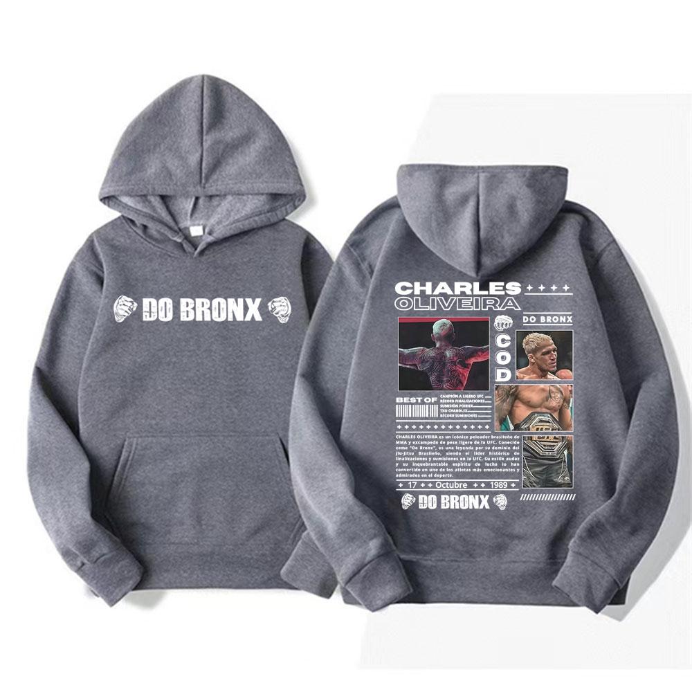 Limitcharles Oliveira Do Bronx Винтажные Графические Худи Мужские Женские Мода Крутые Готические Худи Пуловеры Повседневные Флисовые Толстовки