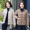 Plus-size Thin Light Down Cotton Jacket Female Short Coat Autumn Winter Women's Loose Cotton Jacket Winter Light Cotton Jacket