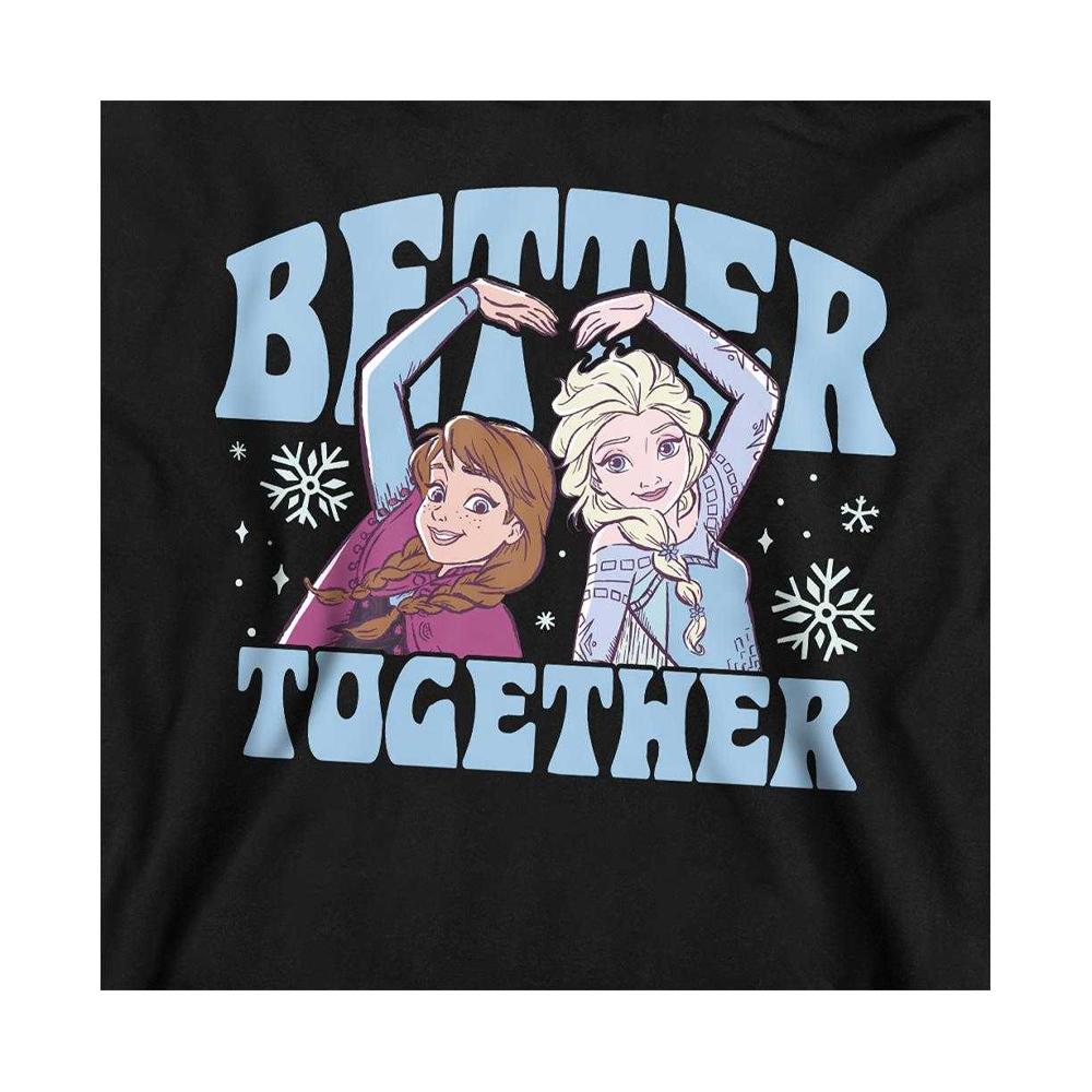 Frozen Childrens/Kids Better Together Elsa & Anna Heather Pullover Hoodie