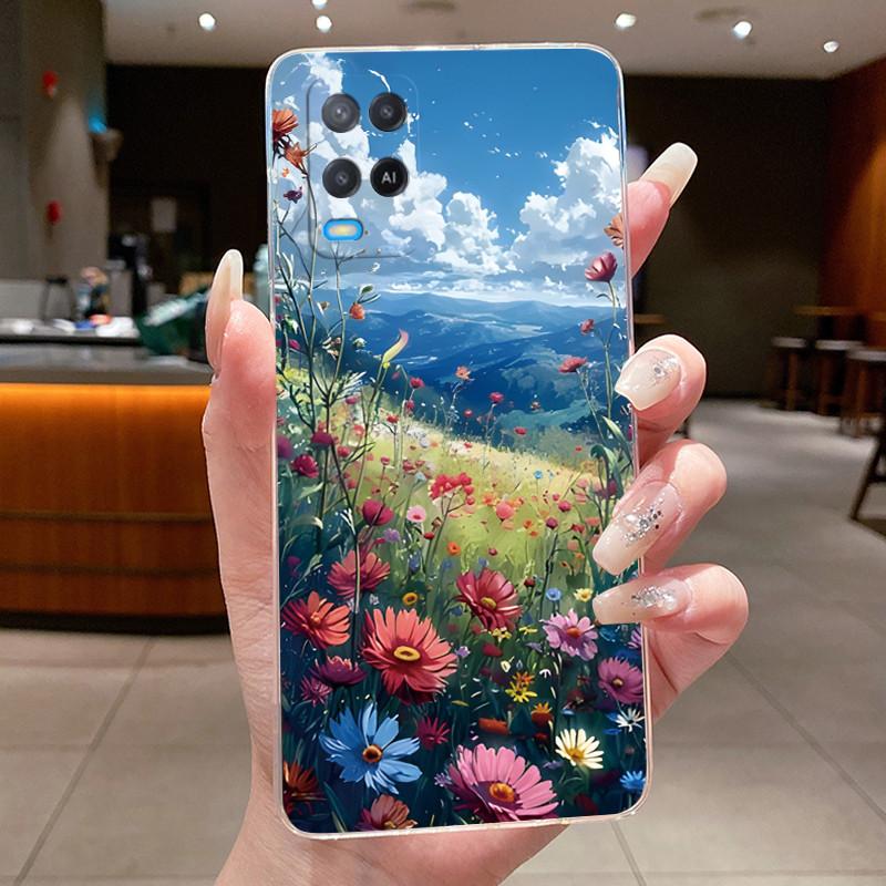 Casing For OPPO A54 4G Case CPH2239 Luxury Dragon Cute Cool Boys Girls Transparent Soft TPU Back Cover For OPPO A54 Phone Case
