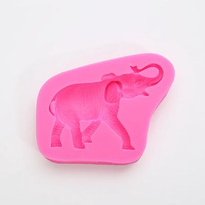 3D силиконовая форма для слонов и животных, форма для шоколада, инструмент для украшения торта из помадки