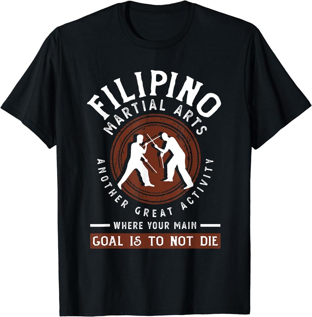 Eskrima Kali Arnis Escrima Sticks Filipino Martial Arts T-Shirt Size S-5Xl