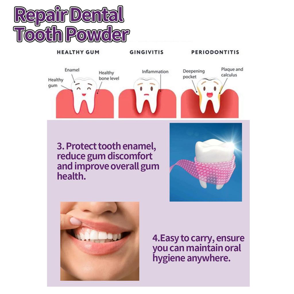 Порошок для отбеливания зубов обладает отбеливающим эффектом, эффективен при глубоких пятнах и может быстро отбелить чистящий порошок для зубов.