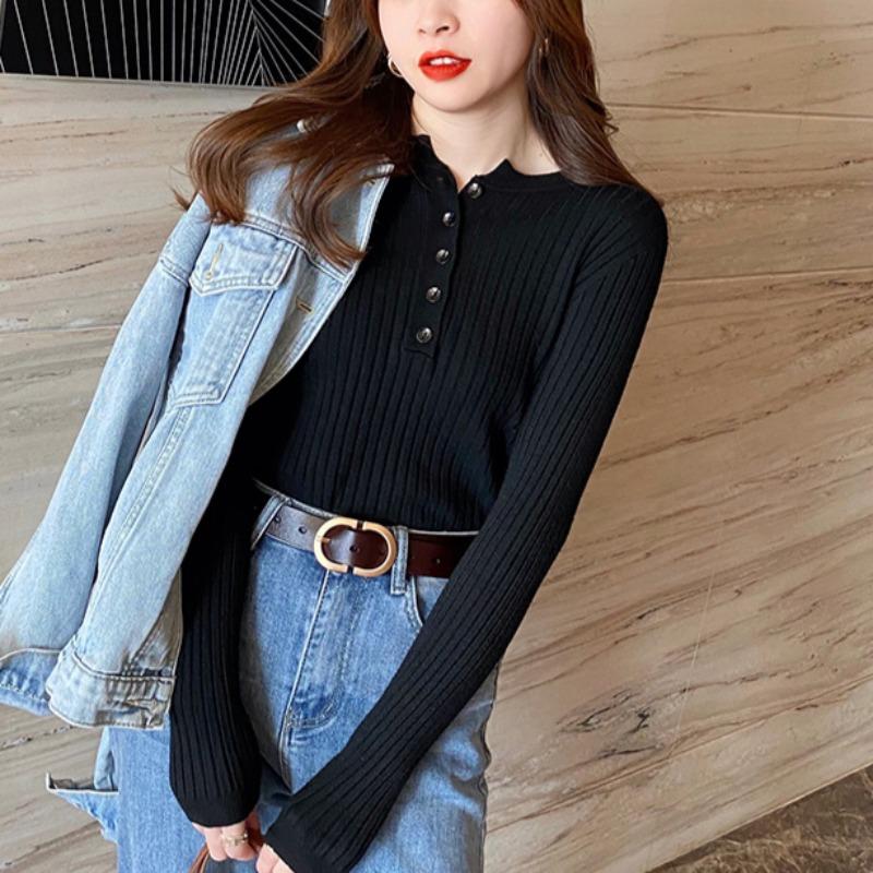 Spring New Women's Base All-match Knit Sweater