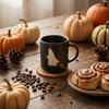 Vintage Halloween Coffee Mug for Fall Seasonal Decor and Hot Beverages