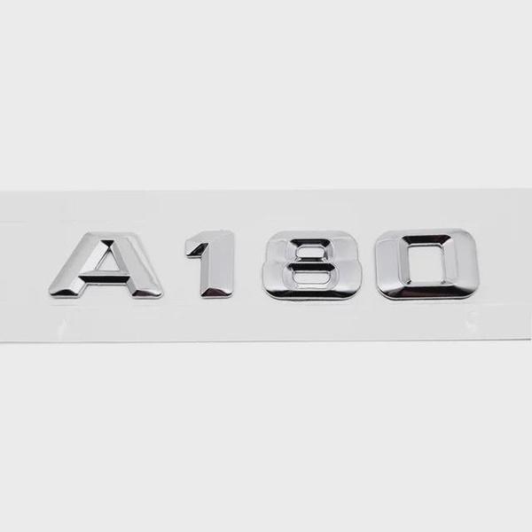 Наклейка на заднюю дверь автомобиля, задний багажник, 3D буквенная эмблема, значок для Mercedes-es Benz A Class A45 A63 A140 A160 A180 A200 A220 A250 A260