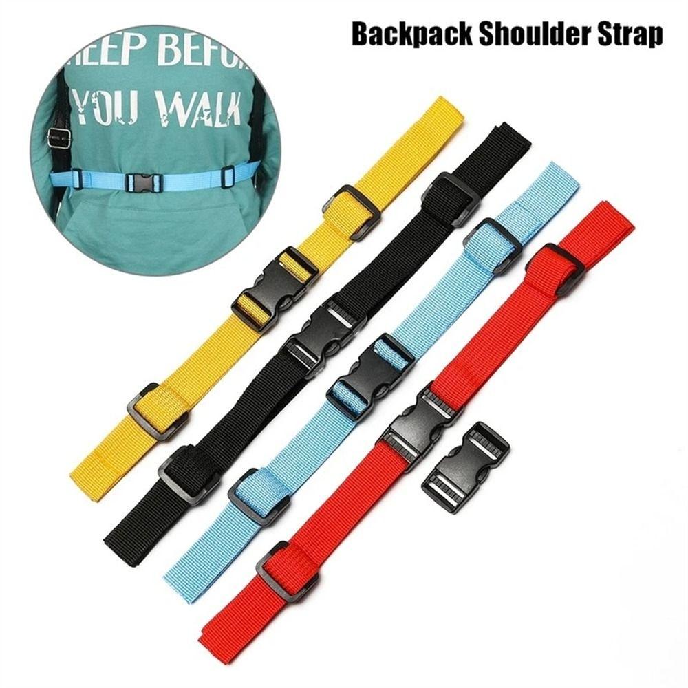 Bag Adjustable Backpack Chest Strap Backpack Shoulder Strap Bag Pull Belt Backpack Fixed Belt