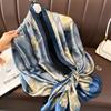 Spring Scarf Women'S Luxury Design Scarf Silk Smooth Scarf Soft Muslim Headband Shawl Beach 85X180Cm