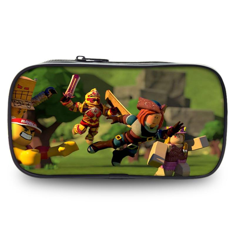 Roblox Pencil Case Large Capacity Nylon School Supplies For Kids And Teens