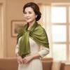 Long Chiffon Hijab Scarf Breathable Thin Large Shawl Sweet Smooth Silk Headscarf  Women