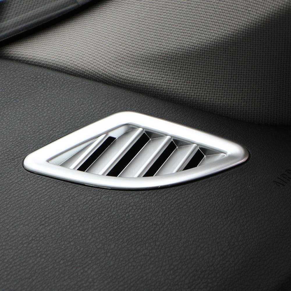 2 шт./компл., защитная накладка на переднее вентиляционное отверстие автомобиля, декоративная крышка для кондиционера, наклейка для BMW X1 F48 2016-2022 LHD
