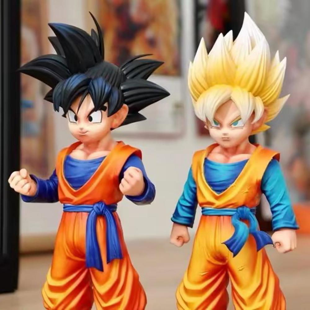 4 шт./комплект 18-20 см Средний размер Фигурка Dragon Ball Супер Сайян Сон Гоку Транкс Трункс Готен Фигурка Модель Куклы