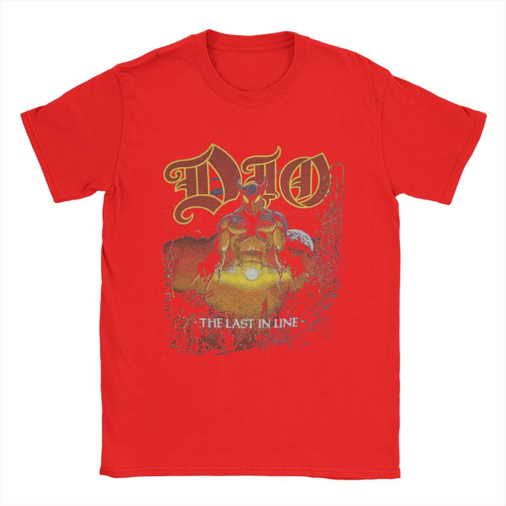 Уникальная футболка Dio The Last In Line Tour для мужчин, футболка с круглым вырезом, 100% хлопок, короткий рукав, одежда больших размеров