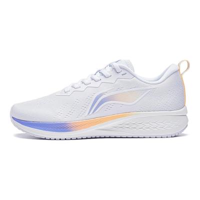 Кроссовки Li Ning Red Rabbit 6 Mesh Fabric, удобные, амортизирующие, прочные, с низким верхом, женские, белые, оранжевые, ARMT016-17