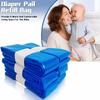 Durable Nappy Bin Refills Tear-Resistant Baby Diaper Garbage Bags New Diaper Trash Bags
