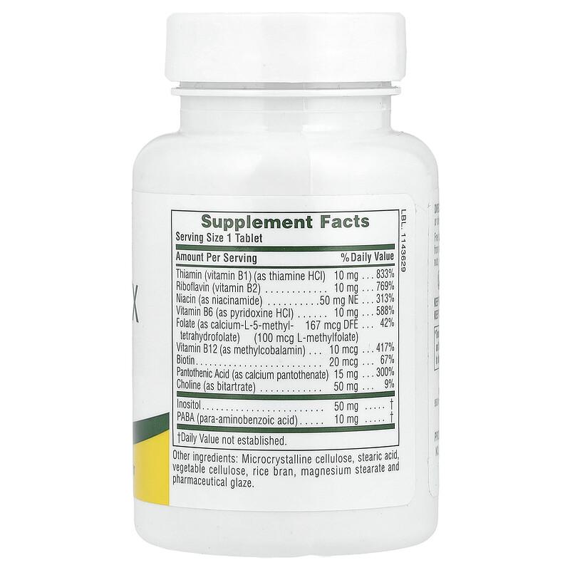 B-Complex with Rice Bran, 90 Tablets