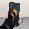 Bitcoin  Phone Case For Samsung S25,S24,S21,S22,S23,S30,Ultra,S20,Plus,Fe,Lite,Note,10,Black Cover