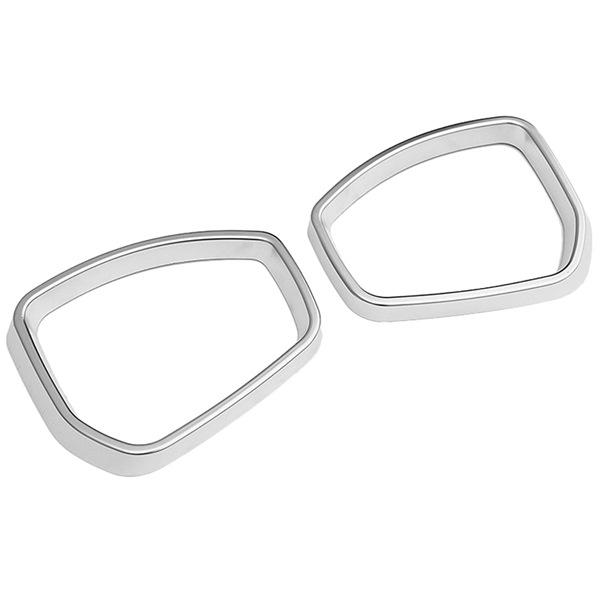 Chrome Rain Eyebrows for Land Rover Discovery Sport Rearview Mirror (1 Pair)