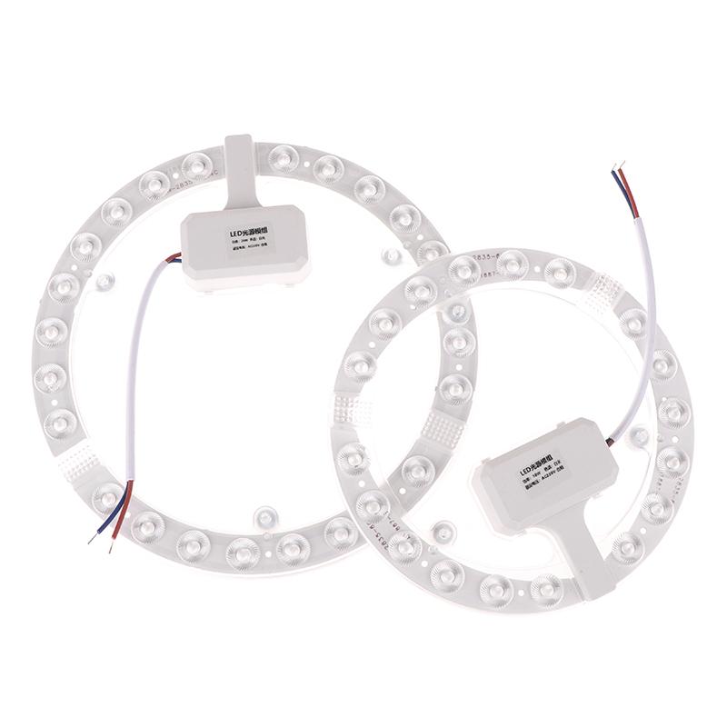 1 комплект 12 Вт 18 Вт 24 Вт 36 Вт 48 Вт светодиодная панель панельный светильник замена потолочный вентилятор настенный светильник круглый модуль 220 В светодиодный потолочный светильник модуль