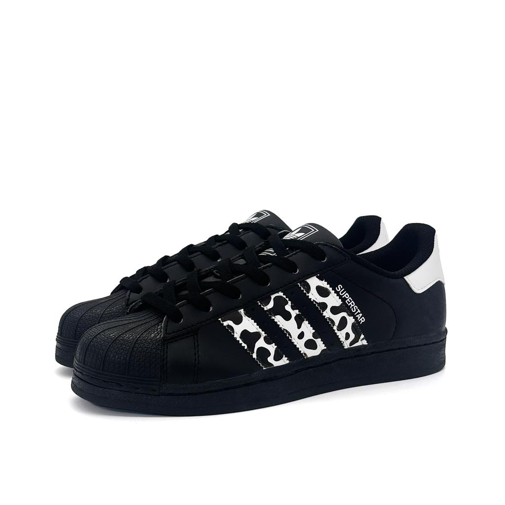 adidas Originals Superstar 2 Темная ночь Потертость устойчивые Низкие кеды для скейтбординга Унисекс Черный Белый JI0079(Команда1514-)