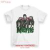Misfits Band Concert Tour White T Shirt Music Vintage Designer Clothes Stylish Top For Everyday Wear Streetwear