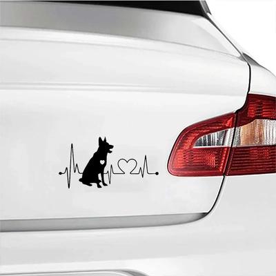 18x9.5см Немецкая овчарка Колли Автомобильная наклейка Кузов Автомобиля Бампер Окна Мотоцикл Ноутбук Стены Виниловая пленка Наклейка Автоаксессуары