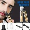 USB Rechargeable Nose & Ear Hair Trimmer - Cordless, Lightweight with Rotary Blade for Precision Grooming of Face, Eyebrows, Mustache & Beard