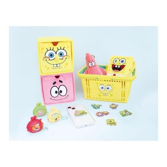 T'S FACTORY Stuffed toy zipper mascot with carabiner SpongeBob Zipper mascot with carabiner Patrick