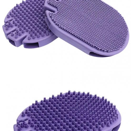 Pet Gloves Pet Shedding Massage Brush Double-sided Shedding Bathing & Hair Remover Gloves Gentle Brush  for Cats/Dogs Grooming