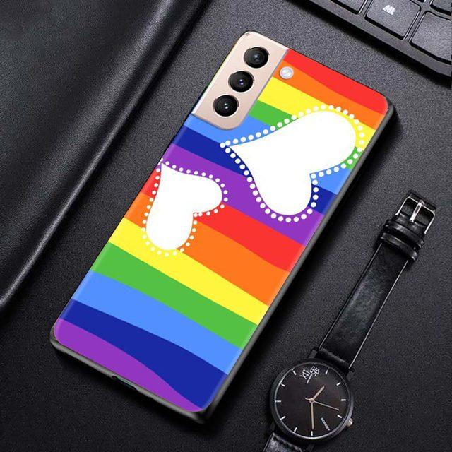 Чехол для Samsung Galaxy S21 S20 S10 S9 S8 Plus Ultra 5g S10lite S10e S7edge S20 S21 Fe, чехол для геев, лесбиянок, ЛГБТ, Rainbow Pride Art