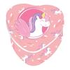 [Q8351] - Шкатулка металлическая 'Licorne My Unicorn' розовая (сердце) - 7x7x4 см