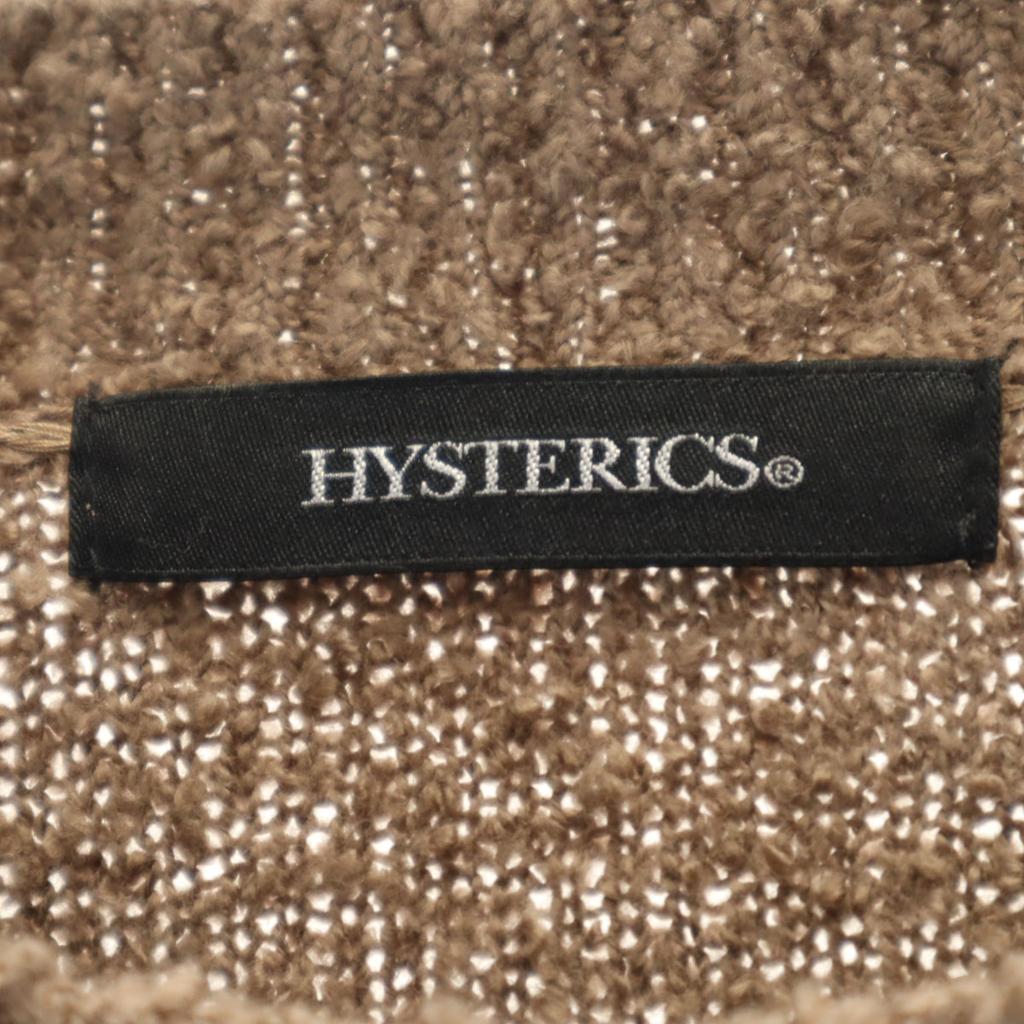 HYSTERICS Свитер с длинным рукавом Jaggy Бежевый Hysteric Glamour трикотаж Женский Б/у