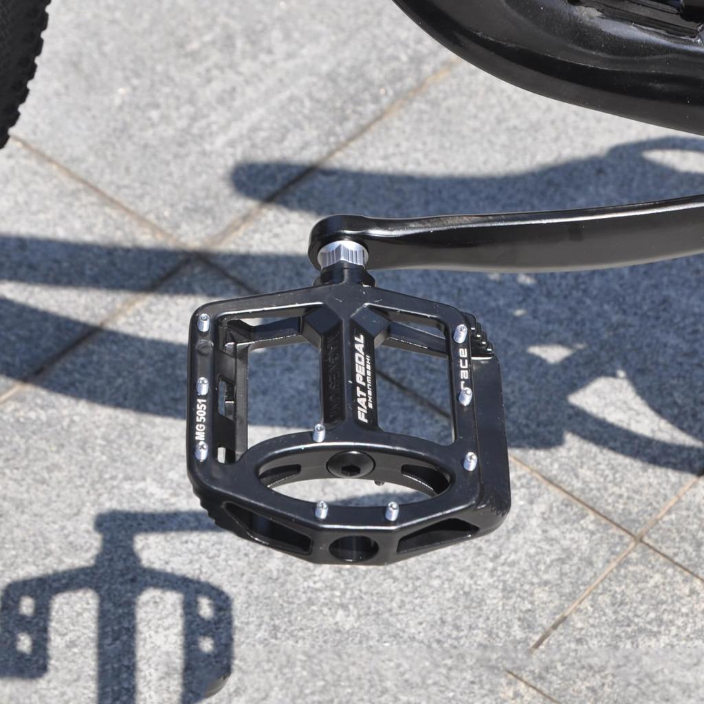 UPANBIKE Ось велосипеда Высокая Большая Плоская Магниевый сплав для горных велосипедов и дорожных велосипедов Педали, 9/16" Подшипник, Прочность, Нескользящие, Платформа,