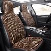 Car Seat Cushion Summer Cooling Mat Single Piece Truck Ventilated Breathable Wooden Bead Universal Car Seat Cover For All Seasons