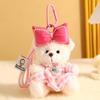 Princess Dress Bear Bow Bear Dolls Pendant Decoration Stuffed Animal Toys  Ornaments