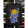 Retro 90's Banana Print T-Shirt - Vintage Bananas Pyjama, Breathable Round Neck Casual Shirt Suitable for All Seasons, Machine Washable Outdoor &