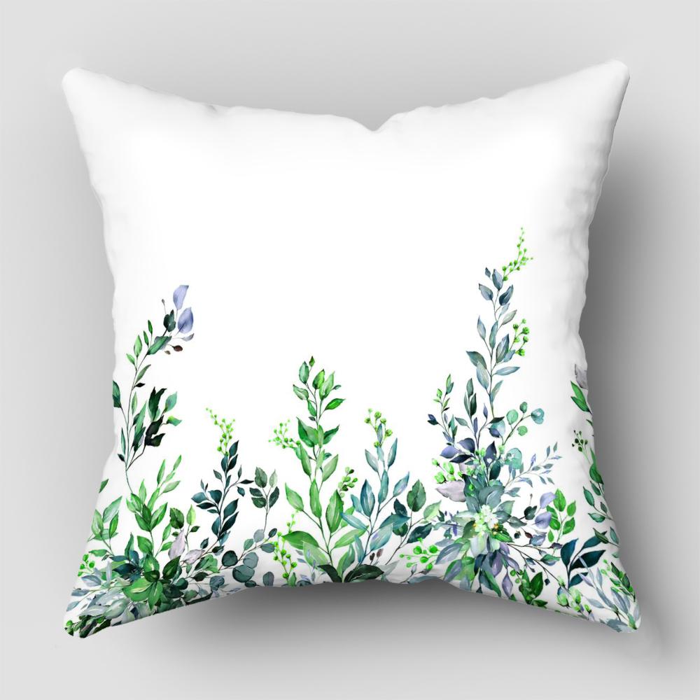 1pc Unique Floral Design Pillow Case For Home Decorative Pillows Cover Invisible Zippered Throw PillowCases 8.1