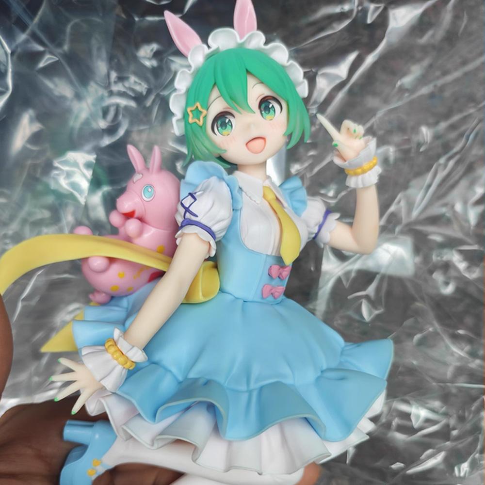 New Hatsune Miku Anime Figure Kawaii Fairy Tales Miku Action Figure Lollipop Girl Figurine PVC Collection Model Doll Toy